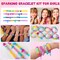 Art & Craft Kits for Kids, DIY Friendship Bracelet Making Kit for Girls